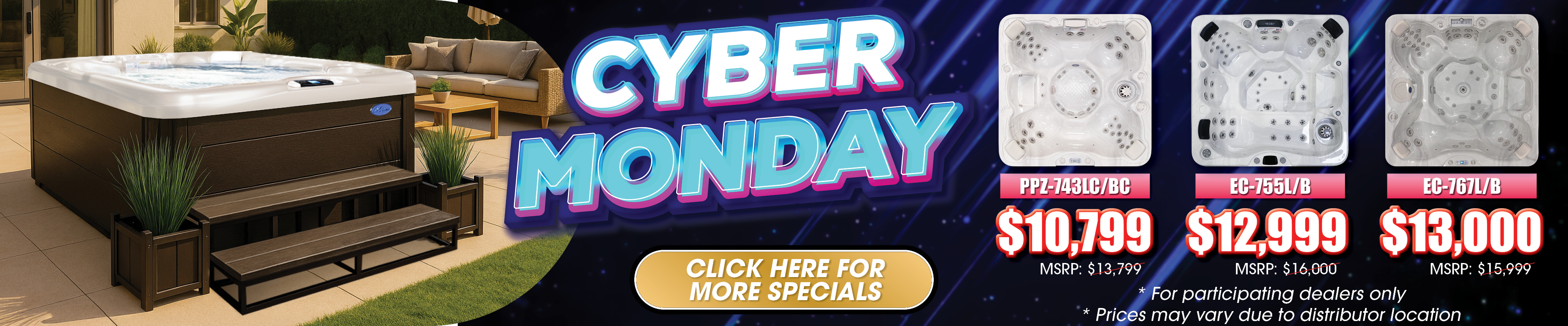 Calspas hot tub being used in a family setting - Lascruces